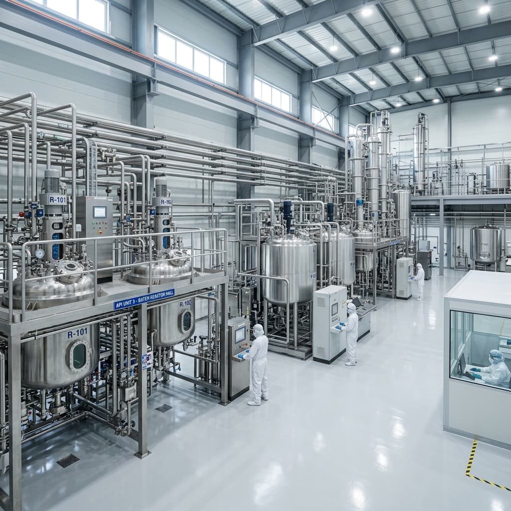Large Scale Pristine Manufacturing Floor